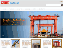 Tablet Screenshot of cranemade.com